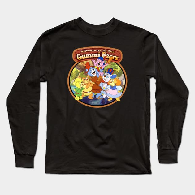 Gummi Bears Vintage Image Long Sleeve T-Shirt by morrise